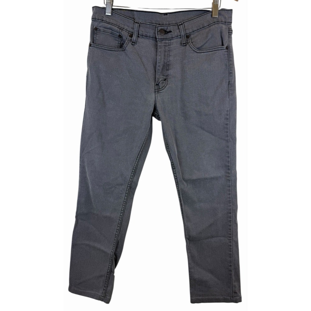 Levi's 511 Jeans Men's‎ 33X30 Grey Denim Tapered Slim Zip Fly Stretch Comfort